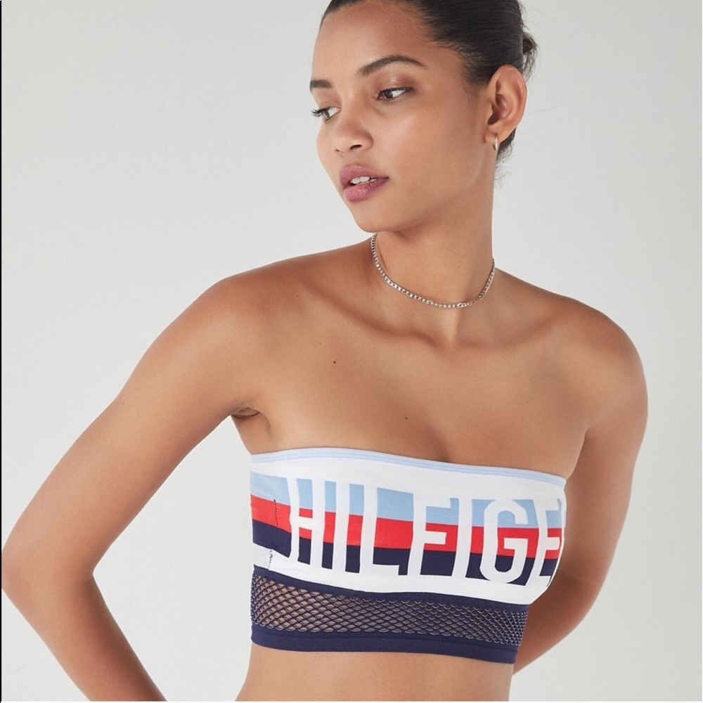 NWT Tommy Hilfiger Bandeau Crop Top